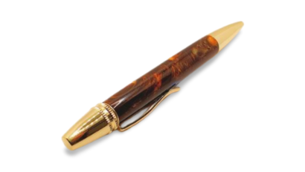 Blue Shakespeare Gold Poaris Twist Pen