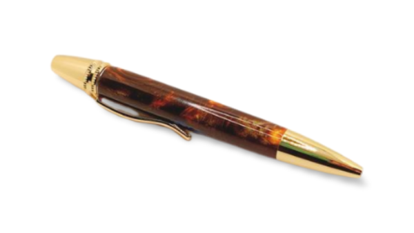 Blue Shakespeare Gold Poaris Twist Pen