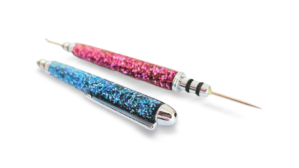 Pink & Blue Glitter Needle Threader & Seam Ripper