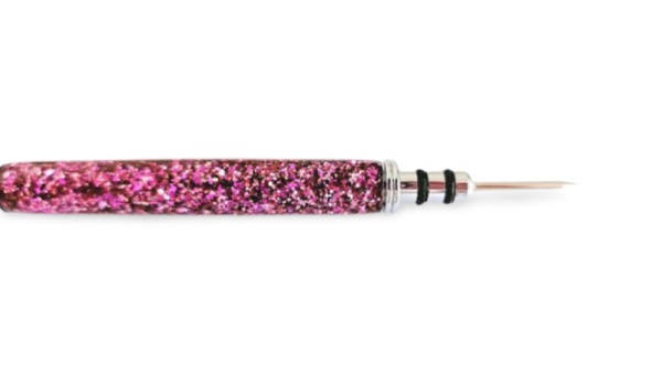 Pink & Blue Glitter Needle Threader & Seam Ripper