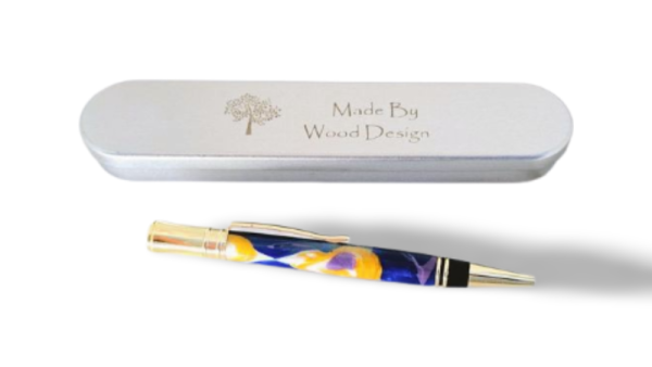 Purple Gold Pen