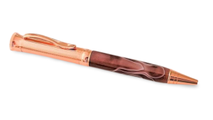 Rose Gold Snake Skin Handmade Pen