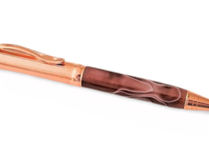 Rose Gold Snake Skin Handmade Pen