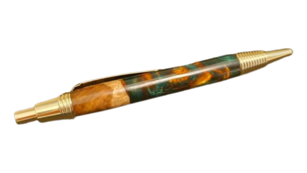 Brown Malle Click Pen