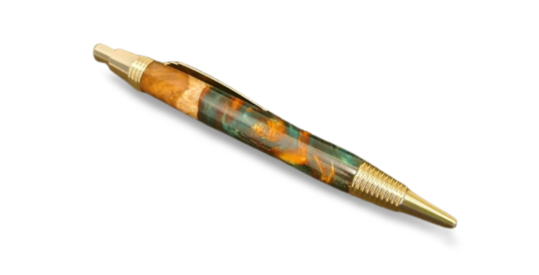 Brown Malle Click Pen