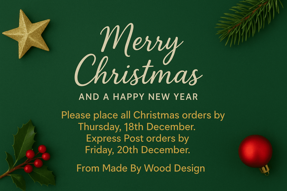 Merry Christmas From Made By Wood Design